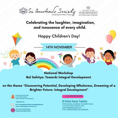 National Workshop Bal Sahitya: Towards Integral Development
