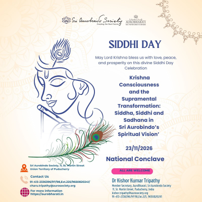 Krishna Consciousness and the Supramental Transformation Siddha, Siddhi and Sadhana in Sri Aurobindo’s Spiritual Vision